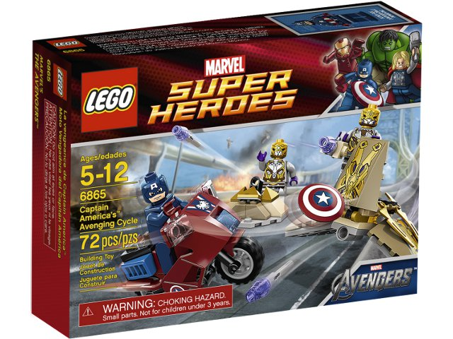 6865 Captain America's Avenging Cycle (Retired) LEGO Super Heroes