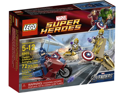 6865 Captain America's Avenging Cycle (Retired) LEGO Super Heroes