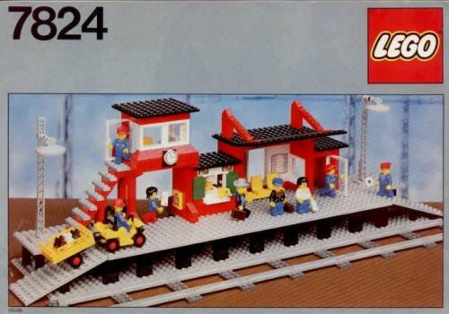 7824 Train Station (Railway Station) (Used) LEGO Trains