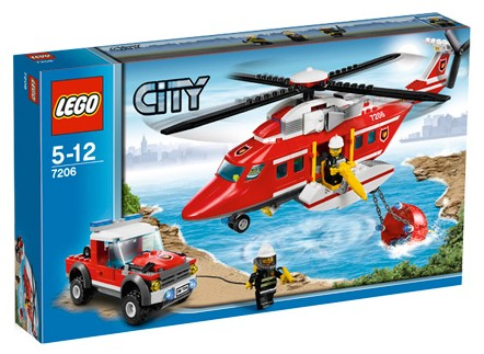 7206 Fire Helicopter (Retired) LEGO City