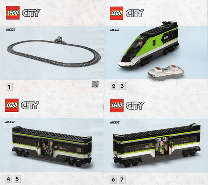 60337 Express Passenger Train (Used) LEGO City