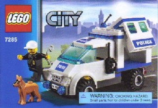 7285 Police Dog Unit (Certified) LEGO Town