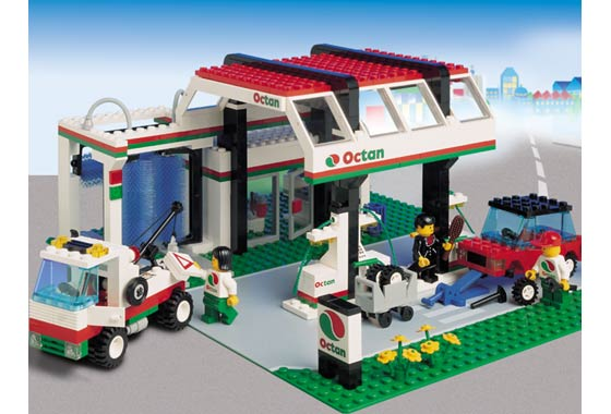 6472 Gas N' Wash Express (Used) LEGO Town
