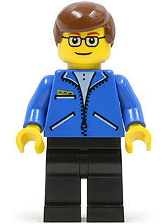 Peter Parker 1 - Jacket Blue, Black Legs, Brown Male Hair (spd002)
