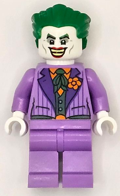 The Joker - Medium Lavender Suit, Dark Green Vest, Green Hair Swept Back (sh0903)