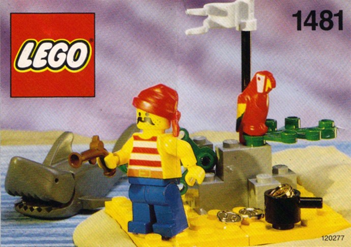 1481 Pirates Desert Island (Used) LEGO Pirates