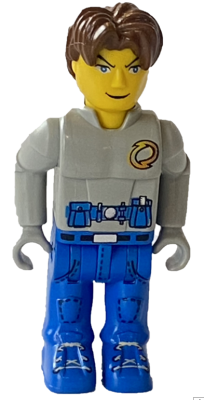 Jack Stone - Gray Jacket, Blue legs (js004)