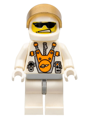Mars Mission Astronaut with Helmet and Sunglasses, Smirk, and Headset (mm004)