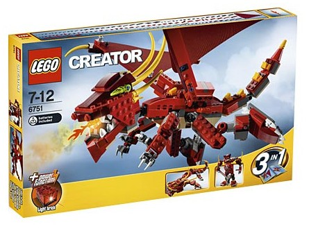 6751 Fiery Legend (Retired) LEGO Creator