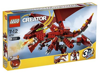 6751 Fiery Legend (Retired) LEGO Creator