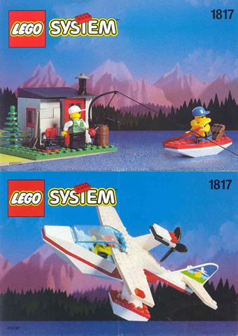 1817 Sea Plane with Hut and Boat (Used) LEGO Town