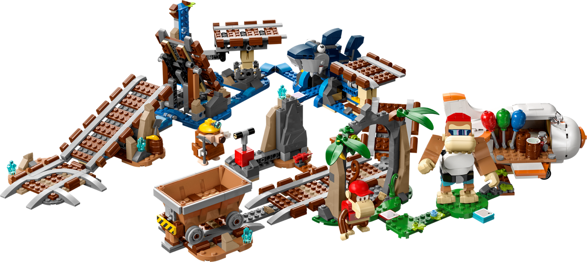 71425 Diddy Kong's Mine Cart Ride - Expansion Set (Certified) LEGO Super Mario