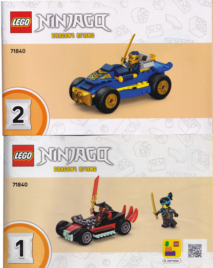 71840 Rogue vs. Drix Race Car Duel (Used) LEGO Ninjago