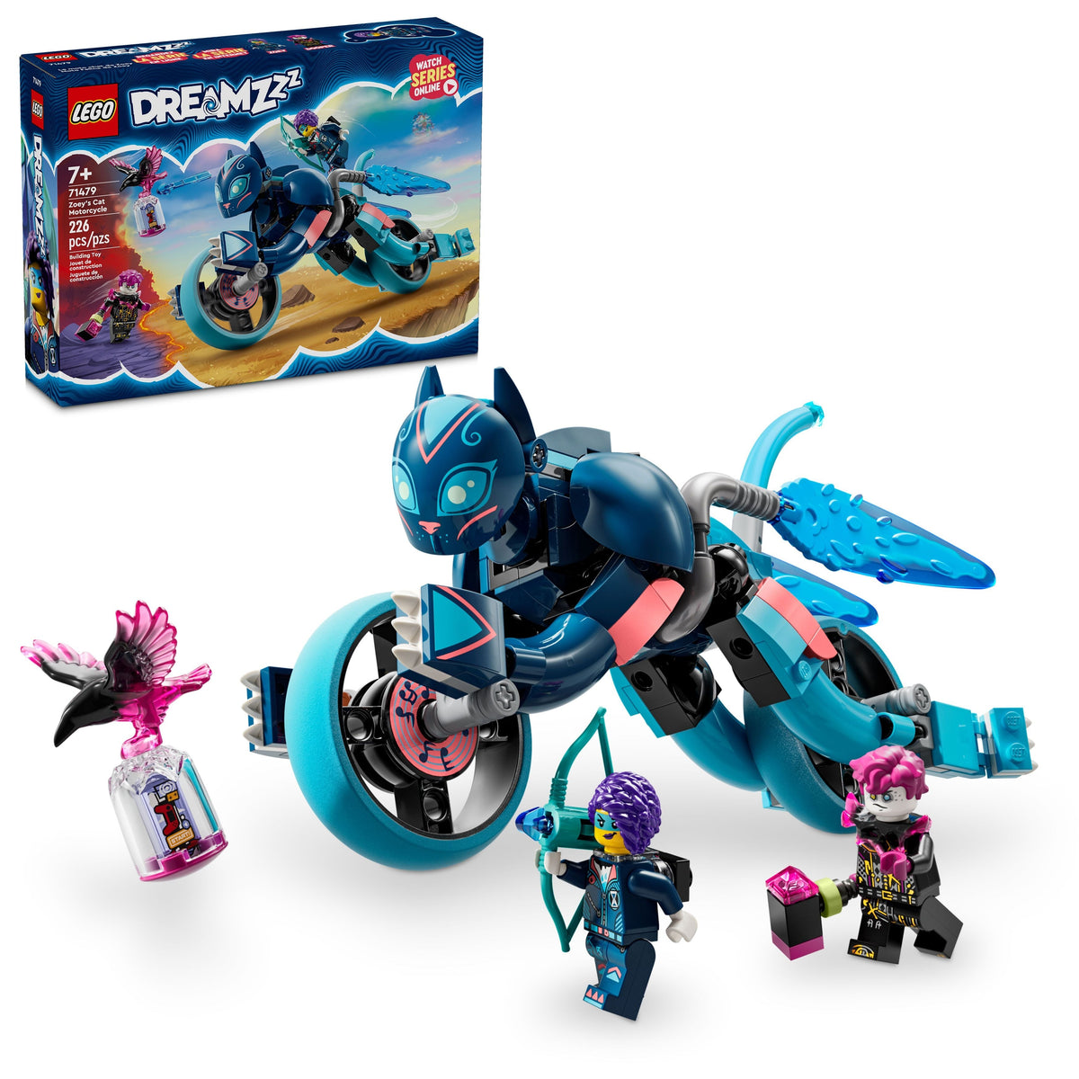 71479 Zoey's Cat Motorcycle (Retired) LEGO Dreamzzz