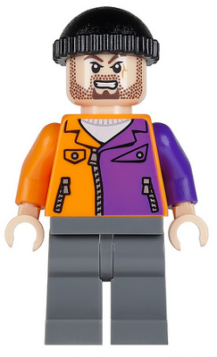 Two-Face's Henchman, Orange and Purple - Beard (sh0021)