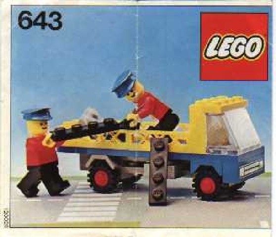 643 Flatbed Truck (Used) LEGO Town