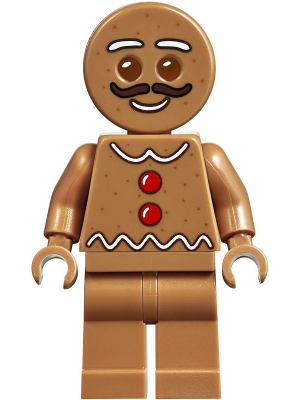 Gingerbread Man - Moustache (hol169)