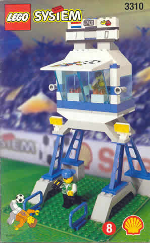 3310 Commentator and Press Box (Used) LEGO Town