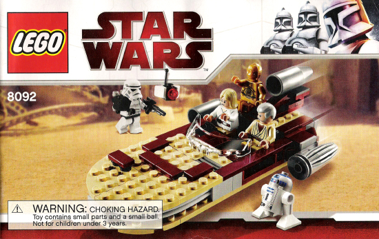 8092 Luke's Landspeeder (Used) LEGO Star Wars