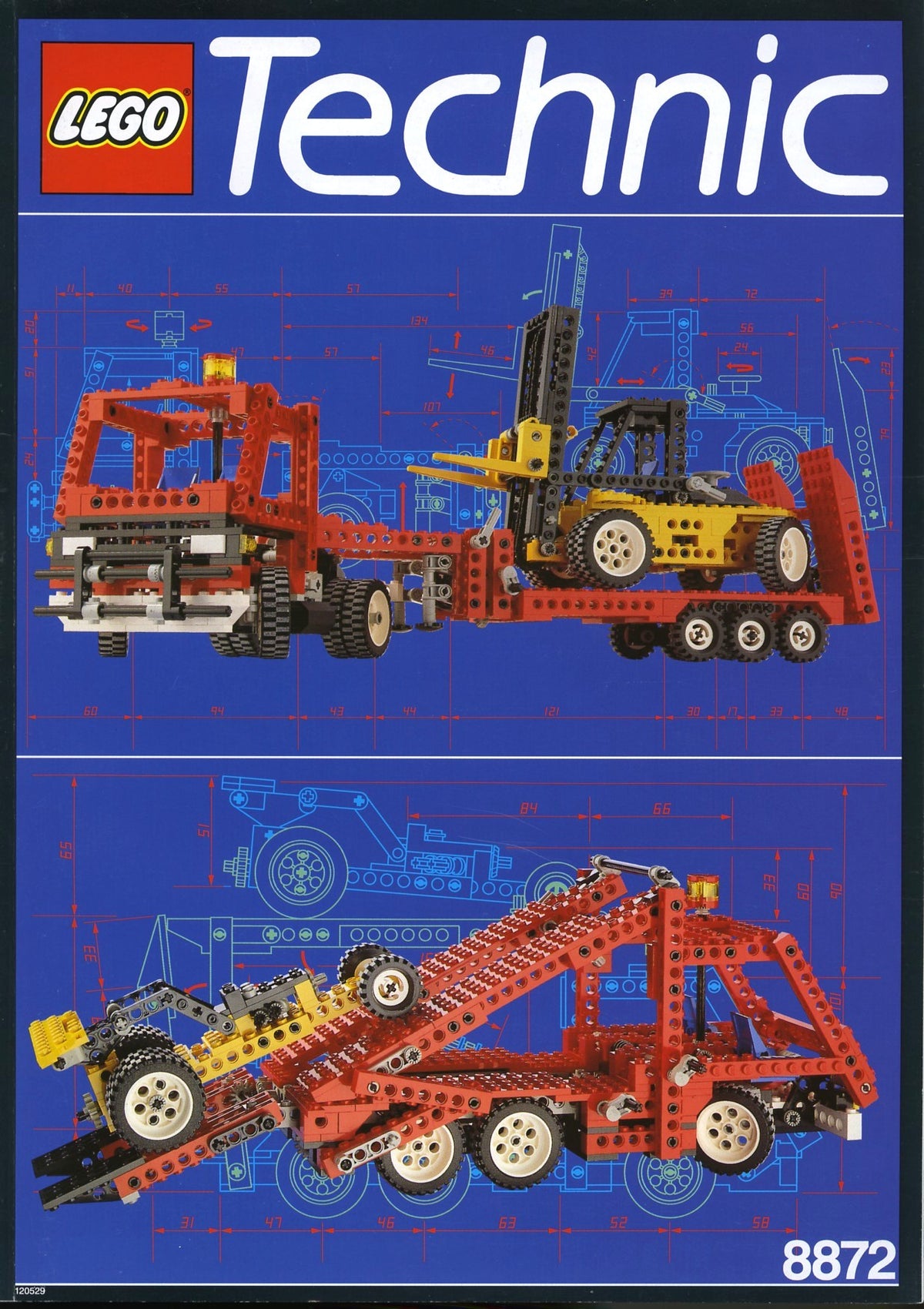 8872 Forklift Transporter (Used) LEGO TECHNIC