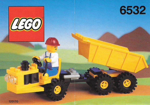 6532 Diesel Dumper (Used) LEGO Town
