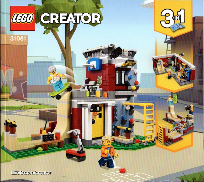 31081 Modular Skate House (Certified) LEGO Creator