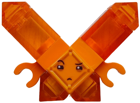 Kryptomite - Orange, Medium Crystals, Hands (shg028)