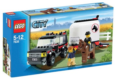 7635 4WD with Horse Trailer (Retired) LEGO City