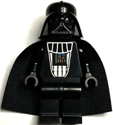Darth Vader - Light Gray Head, Silver Torso Armor with Dark Gray Chest Panel (sw1515)