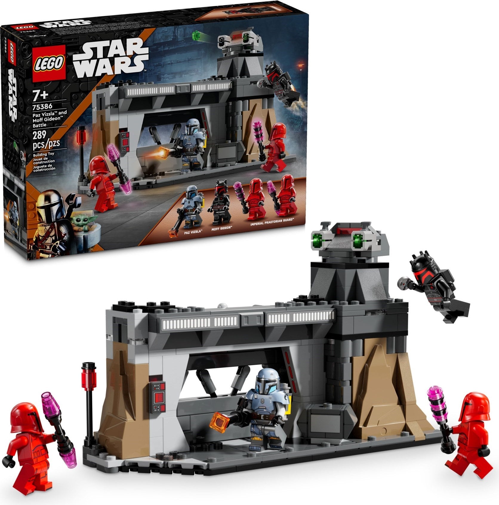 75386 Paz Vizsla™ and Moff Gideon™ Battle – Bricks & Minifigs Portland