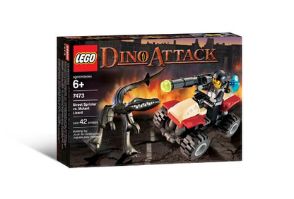 7473 Steel Sprinter vs. Mutant Lizard (Retired) LEGO Dino Attack
