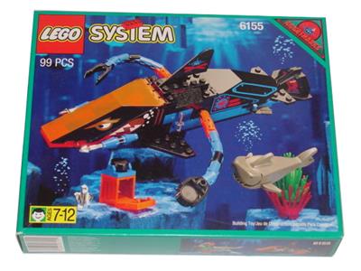 6155 Deep Sea Predator / Aquashark Barracuda (Retired) LEGO Aquazone