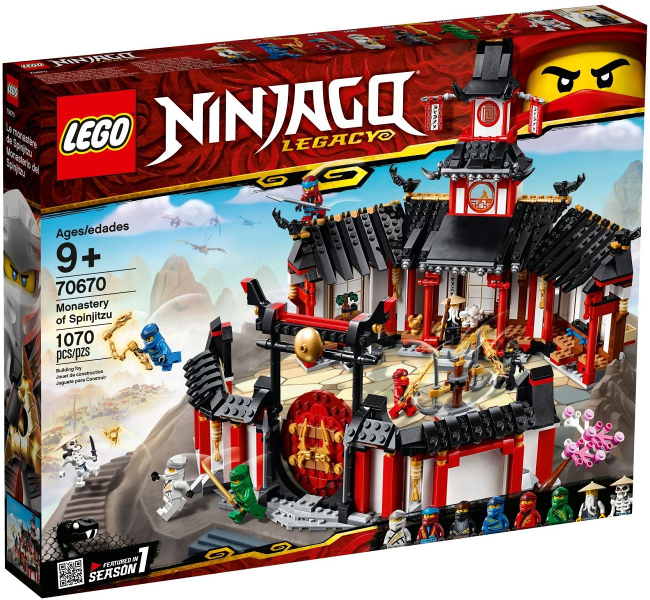 70670 Monastery of Spinjitzu (Retired) LEGO Ninjago