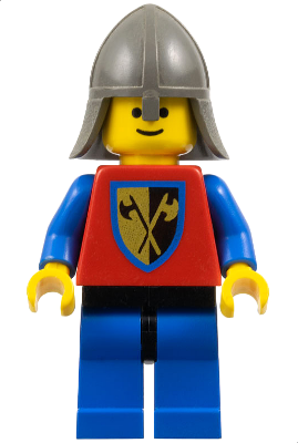 Crusader Axe - Blue Legs with Black Hips, Dark Gray Neck-Protector (cas108)