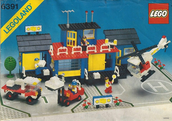 6391 Cargo Center (Used) LEGO Town