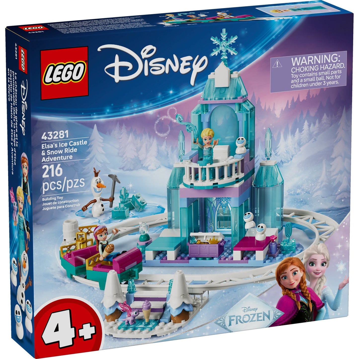 43281 Elsa's Ice Castle & Snow Ride Adventure