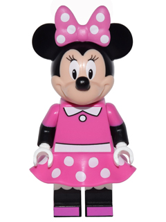 Minnie Mouse, Disney, Series 1 (Minifigure Only) (dis011)