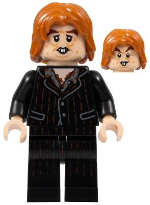 Peter Pettigrew (Wormtail) - Black Suit, Light Nougat Hands (hp351)
