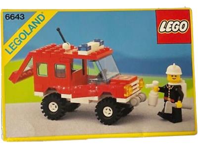 6643 Fire Chief's Truck (Retired) LEGO Town