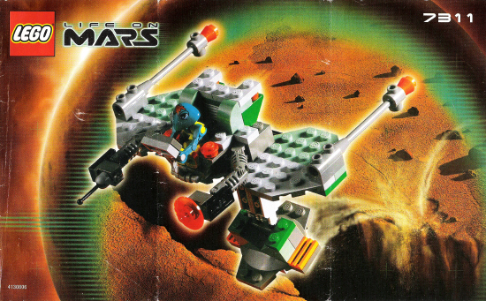 7311 Red Planet Cruiser (Used) LEGO Space