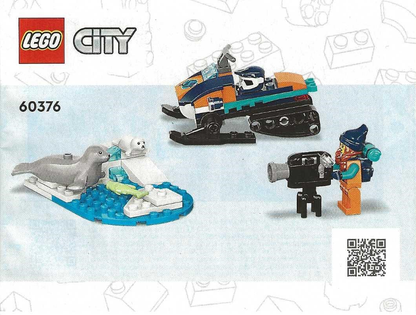 60376 Arctic Explorer Snowmobile (Used) LEGO City
