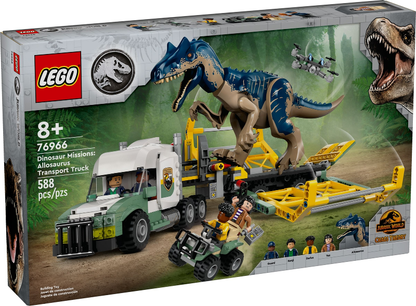 76966 Dinosaur Missions: Allosaurus Transport Truck (Retired) LEGO Jurassic World