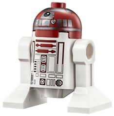 Astromech Droid, R4-P17 - Silver Band Around Dome, Black Outline Rectangles (sw0706)