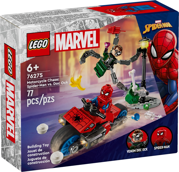 76275 Motorcycle Chase: Spider-Man vs. Doc Ock (Retired) LEGO Super Heroes