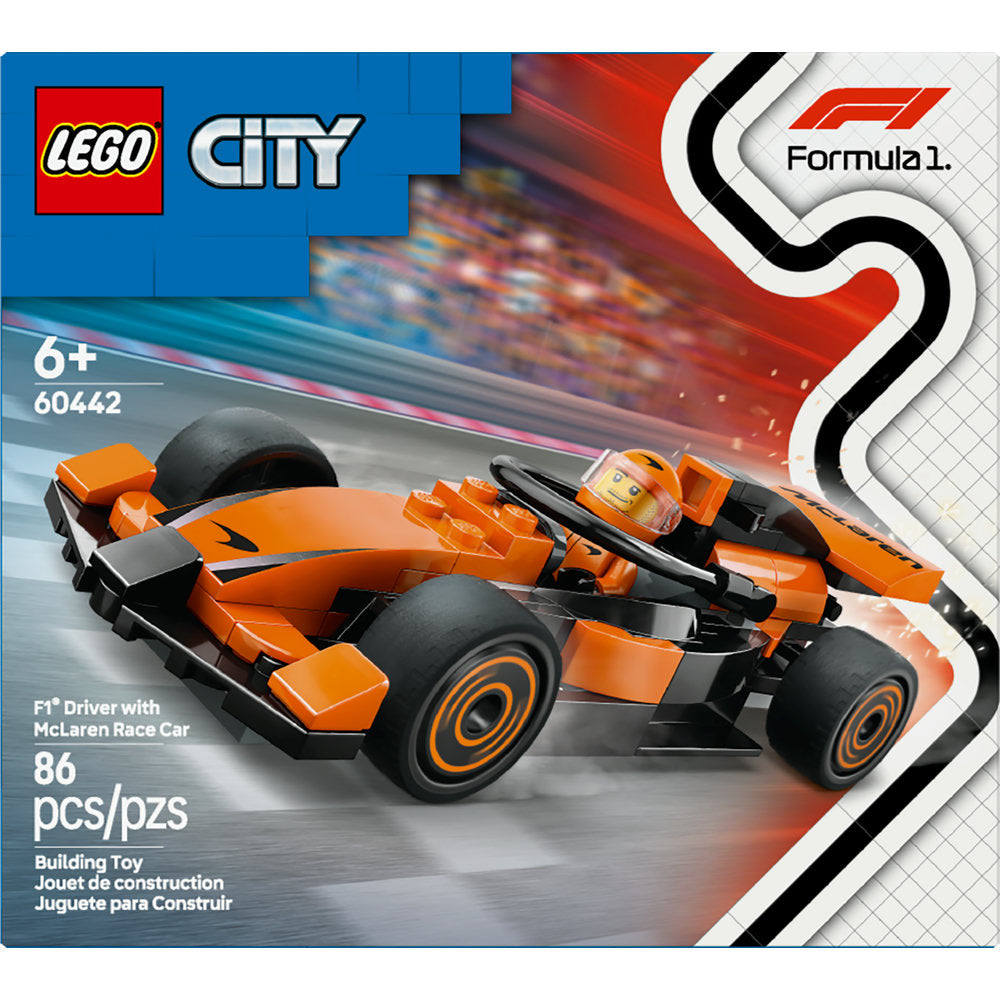 60442 F1 Driver with McLaren Race Car