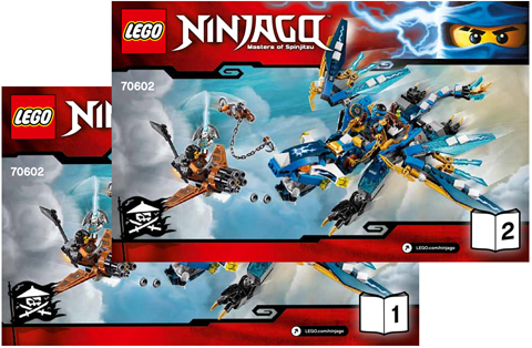 70602 Jay's Elemental Dragon (Certified) LEGO Ninjago
