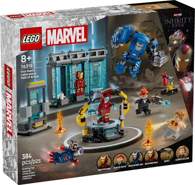 76315 Iron Man's Laboratory: Hall of Armor (Retired) LEGO Super Heroes