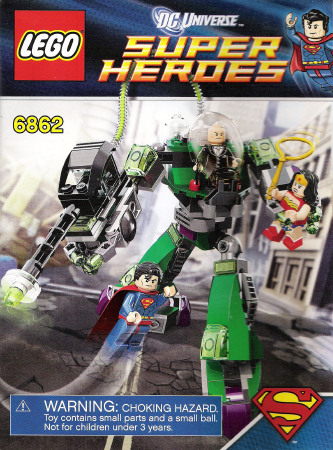6862 Superman vs. Power Armor Lex (Used) LEGO Super Heroes