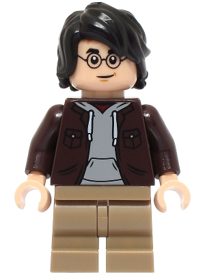 Harry Potter - Dark Brown Open Jacket, Dark Tan Medium Legs (hp467)
