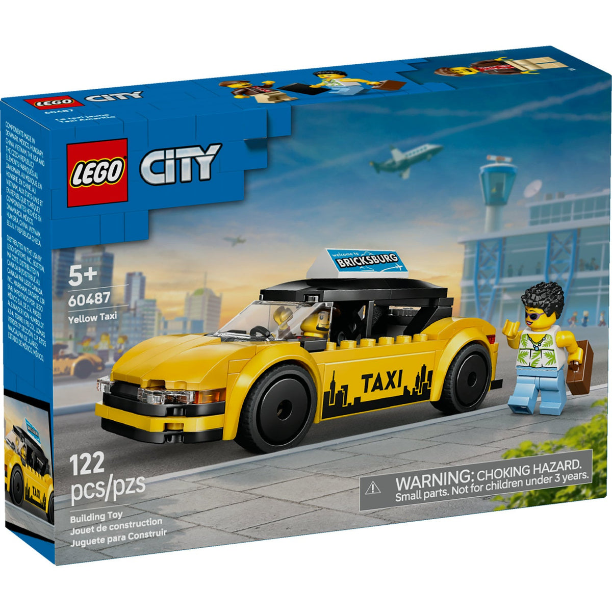 60487 Yellow Taxi (Retired) LEGO City